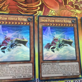 DRL3-EN071 x3 SNOW PLOW HUSTLE RUSTLE ULTRA RARE 1st Edition X3 PLAYSET Yugioh