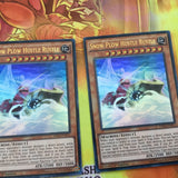 DRL3-EN071 x3 SNOW PLOW HUSTLE RUSTLE ULTRA RARE 1st Edition X3 PLAYSET Yugioh