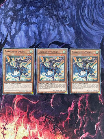 MP19-EN088 3x Dragunity Couse Common 1st Edition Mint YuGiOh Card Playset