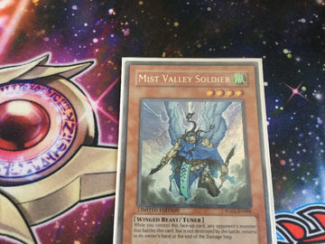HA01-EN006 Mist Valley Soldier Secret Rare Limited Ed Yugioh (back)