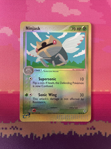 Pokemon Card Ninjask Ex Dragon Reverse Holo 38/97 Near Mint