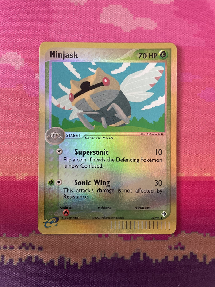 Pokemon Card Ninjask Ex Dragon Reverse Holo 38/97 Near Mint