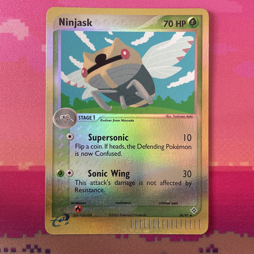 Pokemon Card Ninjask Ex Dragon Reverse Holo 38/97 Near Mint