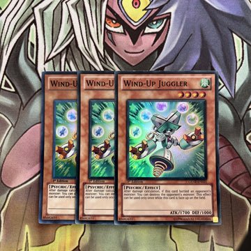 GENF-EN015 x3 Wind-Up Juggler Super Rare Excellent Condition Yugioh