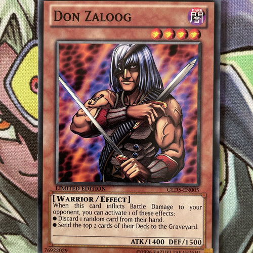 GLD5-EN005 Don Zaloog Common Limited Edition Yugioh Card Near Mint Condition