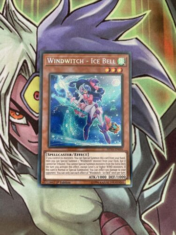 SHVA-EN046 Windwitch - Ice Bell Secret Rare 1st Edition NM Yugioh Card