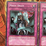 RP02-EN017 x3 YUGIOH Magic Drain Yugioh cards
