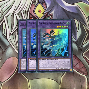 PHRA-EN033 x3 Dual Avatar Feet - Armored Un-Gyo Super Excellent Condition Yugioh