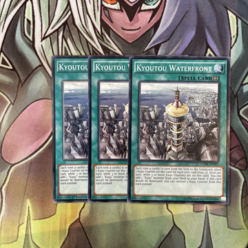 CORE-EN089 x3 Kyoutou Waterfront Common Excellent Condition Yugioh