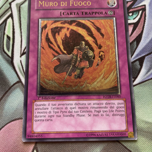 FOTB-EN060 Yugioh! Firewall ultimate rare 1st edition NM ITALIAN