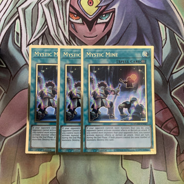 MGED-EN047 x3 Mystic Mine Gold Rare Excellent Condition Yugioh