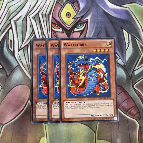 PHSW-EN028 x3 Wattcobra Common Excellent Condition Yugioh