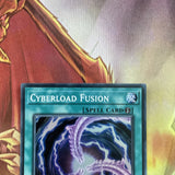 LED3-EN014 CYBERLOAD FUSION Super Rare 1st Edition YuGiOh Card
