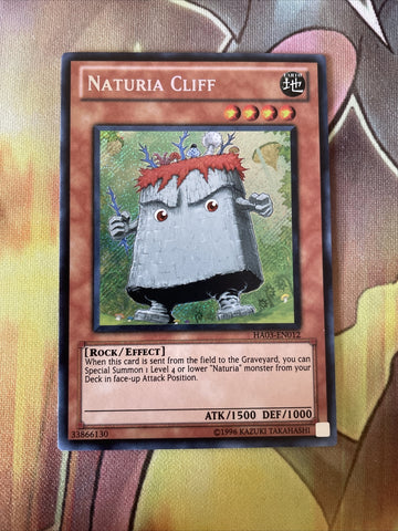 HA03-EN012 NATURIA CLIFF Secret Rare UNL Edition YuGiOh Card