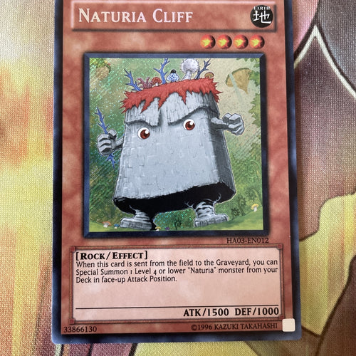 HA03-EN012 NATURIA CLIFF Secret Rare UNL Edition YuGiOh Card
