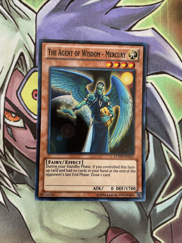 LCYW-EN252 The Agent Of Wisdom - Mercury Super Rare UNL Edition NM Yugioh Card