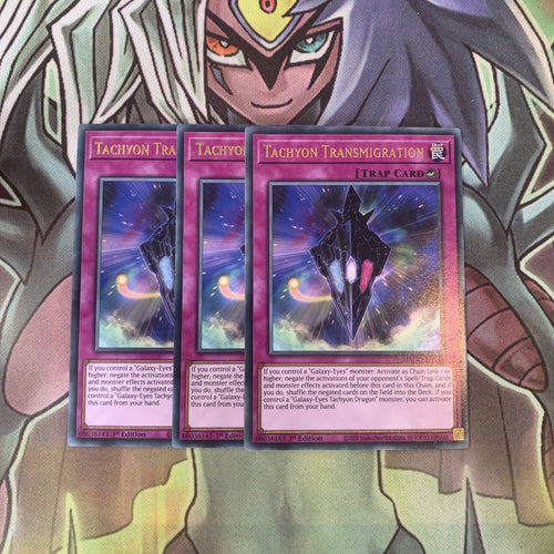 MAGO-EN159 x3 Tachyon Transmigration Rare Excellent Condition Yugioh