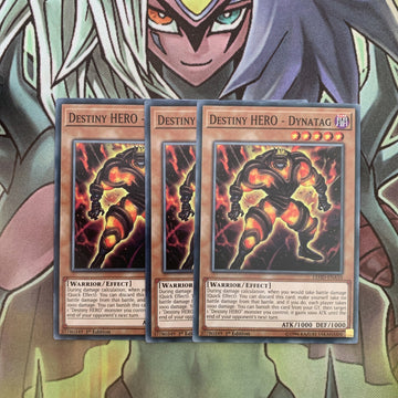 LEHD-ENA10 x3 Destiny HERO - Dynatag Common Excellent Condition Yugioh