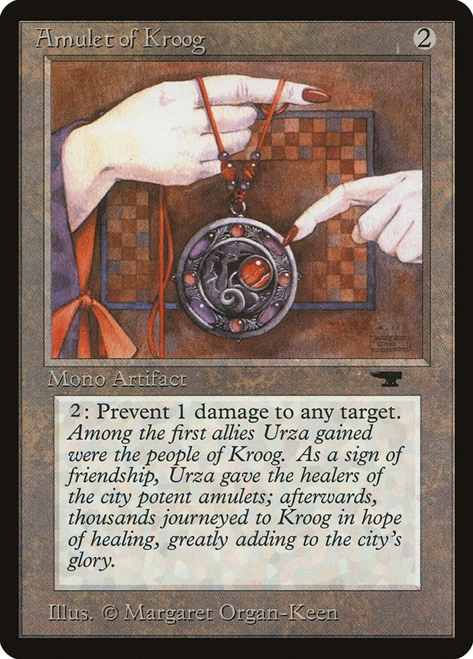 Amulet Of Kroog - Antiquities Excellent Magic MTG