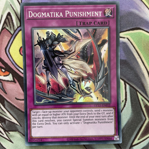 OP07-EN010 Divine Punishment Super Rare Unlim Edition NM Yugioh