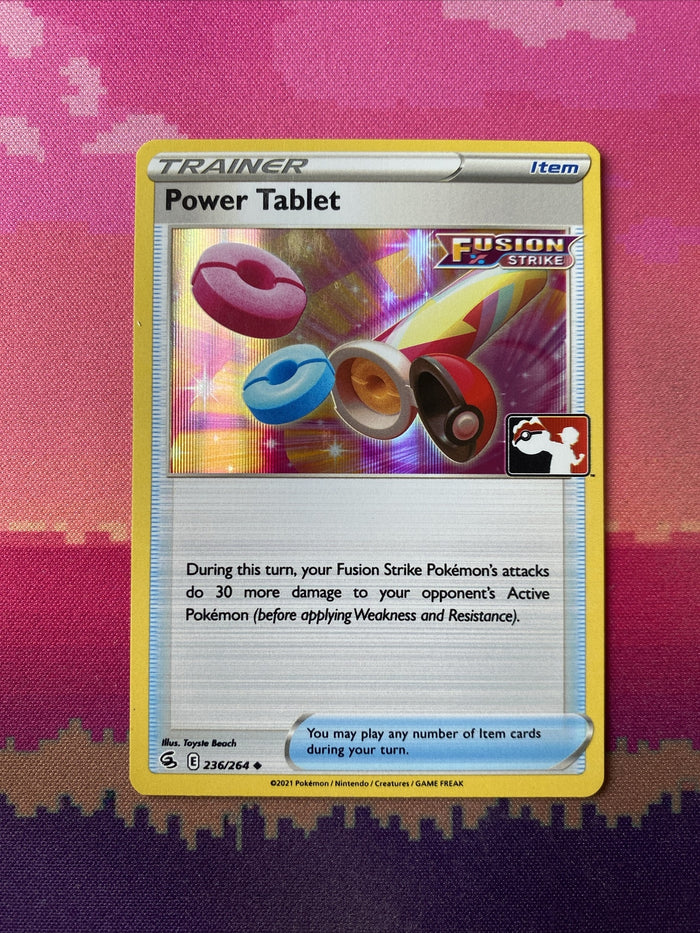 Pokemon Card Power Tablet Holo Prize Pack 236/264 Near Mint