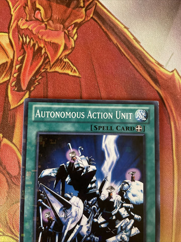 BP02-EN140  Autonomous Action Unit Mosaic Foil/Holo see pics 1st Edition Yugioh (back)