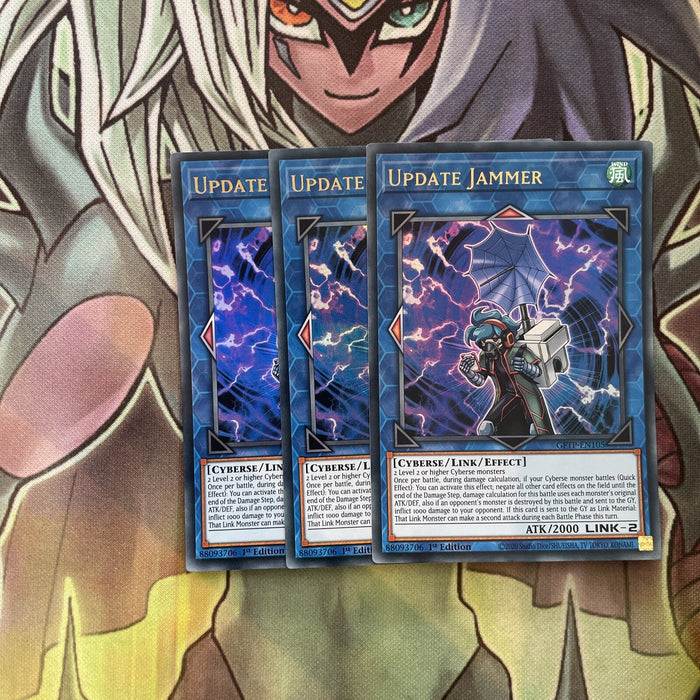 GFTP-EN105 x3 Update Jammer Ultra Rare Excellent Condition Yugioh