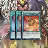 SDOK-EN023 x3 Circle Of the Fire Kings Super Rare Excellent Condition Yugioh
