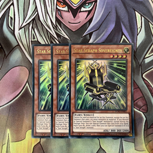 DUPO-EN061 x3 Star Seraph Sovereignty Ultra Rare Excellent Condition Yugioh