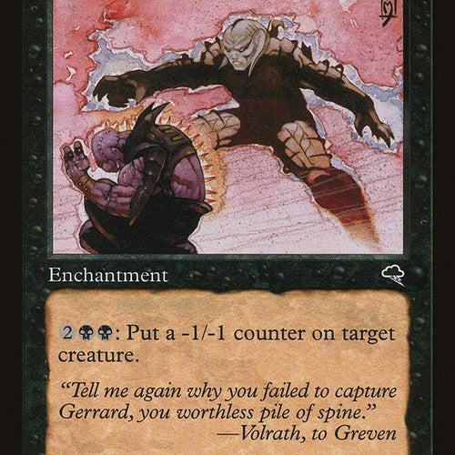 Fevered Convulsions - Tempest Excellent Magic MTG