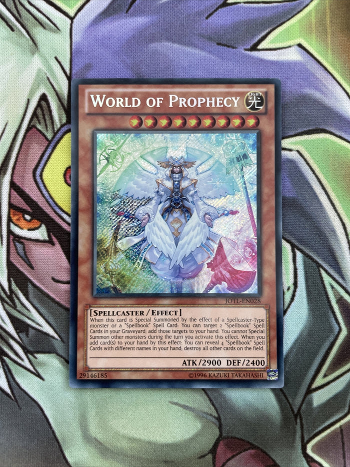 JOTL-EN028 World Of Prophecy Secret Rare Unl Edition Yugioh Card NM