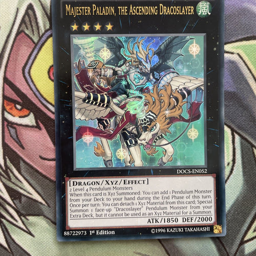 DOCS-EN052 Majester Paladin, the Ascending Dracoslayer Ultra 1st Ed NM Yugioh