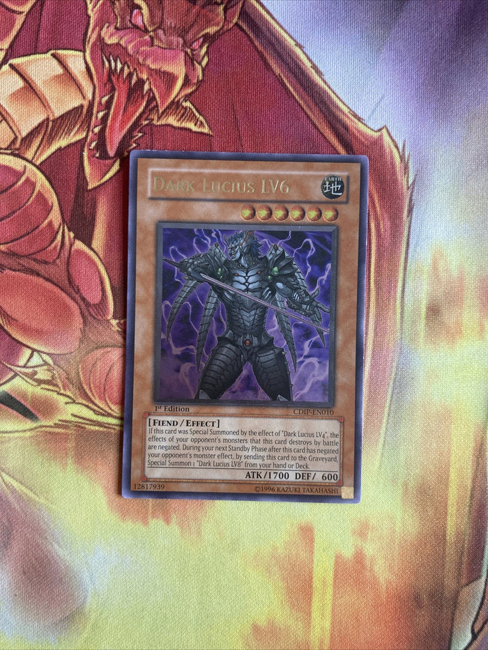 CDIP-EN010 YUGIOH - Dark Lucius LV6 Ultimate Rare 1st Ed LP/NM
