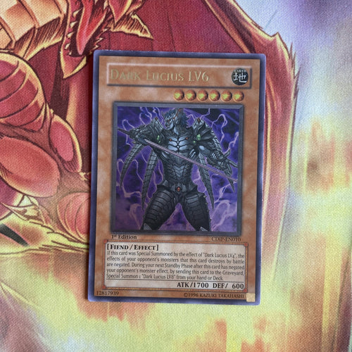 CDIP-EN010 YUGIOH - Dark Lucius LV6 Ultimate Rare 1st Ed LP/NM