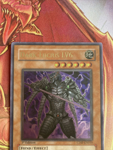 CDIP-EN010 YUGIOH - Dark Lucius LV6 Ultimate Rare 1st Ed LP/NM (back)