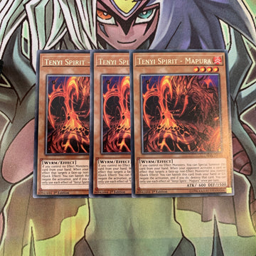 RIRA-EN014 x3 Tenyi Spirit - Mapura Rare Excellent Condition Yugioh