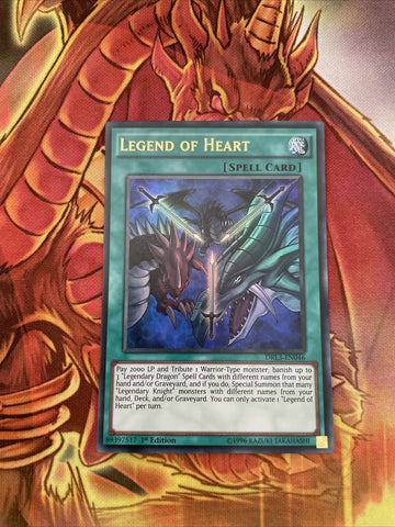 DRL3-EN046 x3 Legend of Heart Ultra Rare Excellent Condition Yugioh – Twin Traders