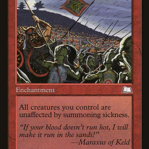 Fervor - Weatherlight Excellent Magic MTG