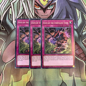 RIRA-EN072 x3 Fists of the Unraveled Tenyi Rare Excellent Condition Yugioh