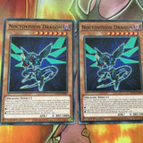 ETCO-EN007 3 X Yugioh  Noctovision Dragon- 1ST ED - COMMON - NM