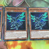 ETCO-EN007 3 X Yugioh  Noctovision Dragon- 1ST ED - COMMON - NM