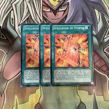 REDU-EN058 x3 Spellbook of Power Common Excellent Condition Yugioh