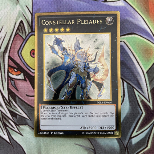 PGL3-EN066 Constellar Pleiades Gold Rare 1st Edition NM Yugioh Card