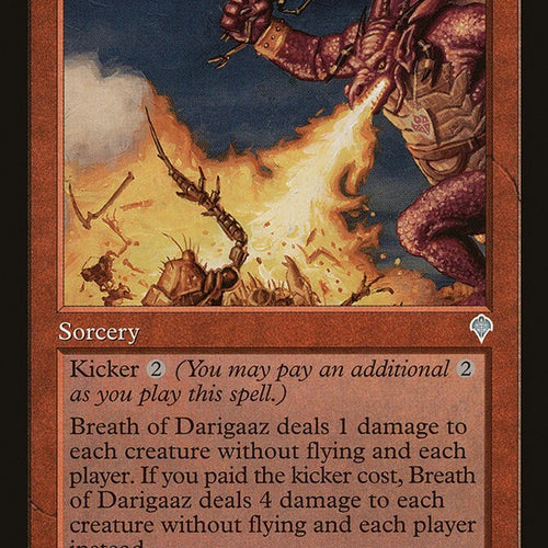 Breath Of Darigaaz - Invasion Excellent Magic MTG