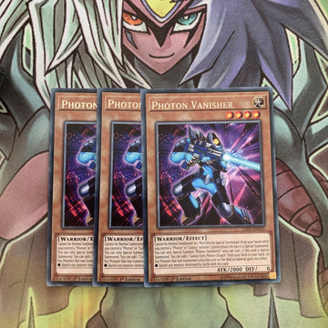 LED3-EN035 x3 Photon Vanisher Rare Excellent Condition Yugioh