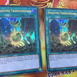 BLLR-EN029 YUGIOH CARD 3 X SPACETIME TRANSCENDENCE -ULTRA