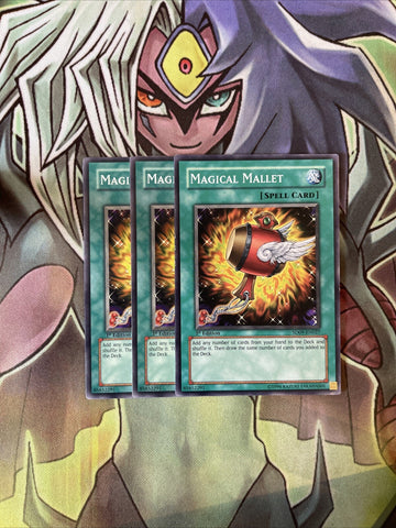 SD09-EN027 x3 Magical Mallet Common Excellent Condition Yugioh