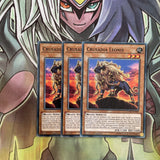 CYHO-EN008 x3 Crusadia Leonis Common Excellent Condition Yugioh