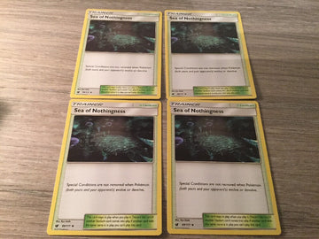 Pokemon Sea of Nothingness x4 - 99/111 Crimson Invasion - Trainer Cards Playset!