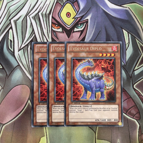 PHSW-EN021 x3 Evolsaur Diplo Rare Excellent Condition Yugioh